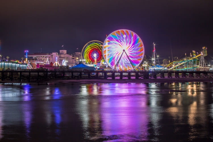 San Diego Del Mar Fairgrounds at NIght
